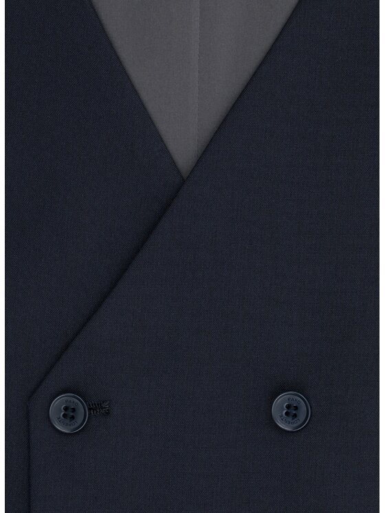 Pako Lorente Pako Lorente Kamizelka P25SF-8X-001 Granatowy Slim Fit