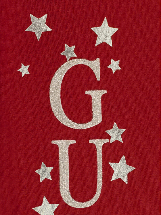 Guess Guess Leggings K6BB02 K5884 Dunkelrot Regular Fit
