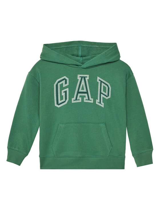 Gap Gap Bluză 743971-02 Verde Regular Fit