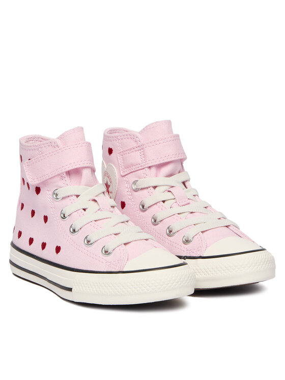 Converse Converse Tornacipő Chuck Taylor All Star Hearts & Roses Easy-On A19066C Rózsaszín