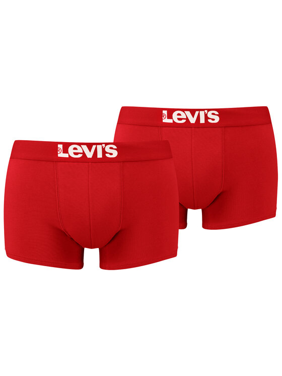 Set di 2 boxer Solid Basic 905002001 Rosso