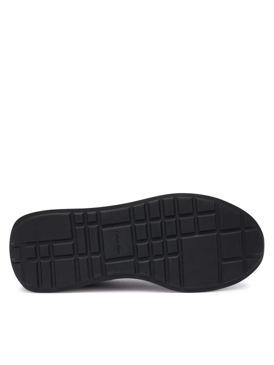 Calvin Klein Calvin Klein Снікерcи Retro Runner Lace Up Nylon Mg YW0YW01990 Чорний