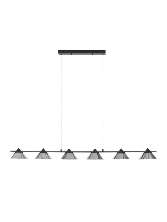 MIAhome MIAhome Lampa wisząca BLAKE 120 cm Czarny