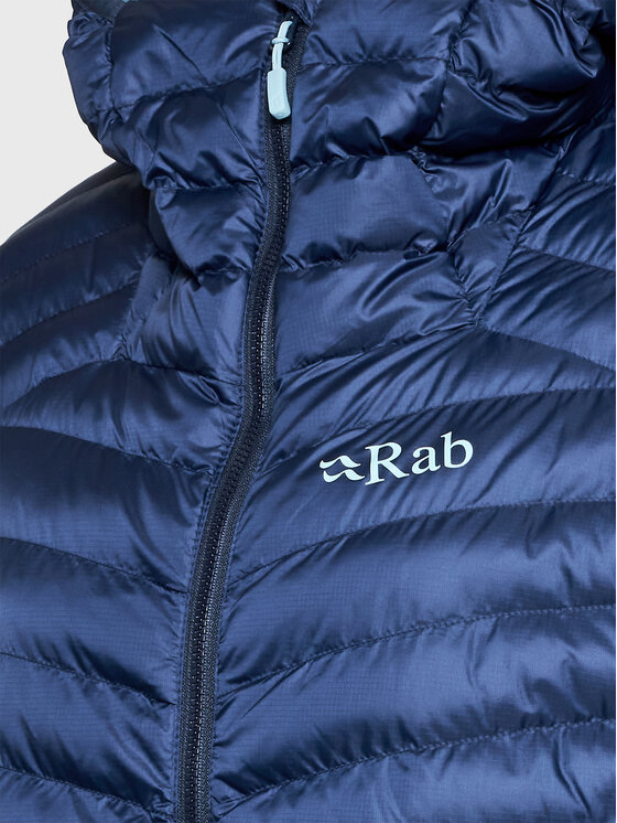 Rab Rab Pūkinė striukė Microlight Alpine QDB-13-DI-14 Tamsiai mėlyna Regular Fit