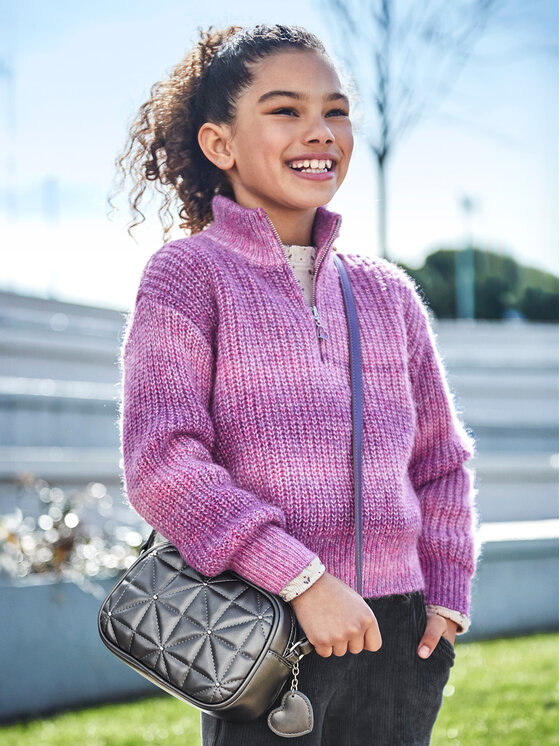 Mayoral Mayoral Svetr 7307 Fialová Regular Fit