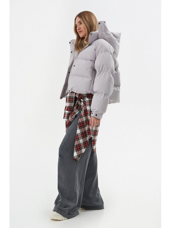 Estro Estro Giubbotto piumino ER00114589 Grigio Oversize