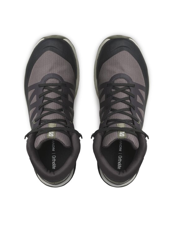 Salomon Salomon Παπούτσια πεζοπορίας Outrise Mid Gtx W GORE-TEX L47160700 Μαύρο