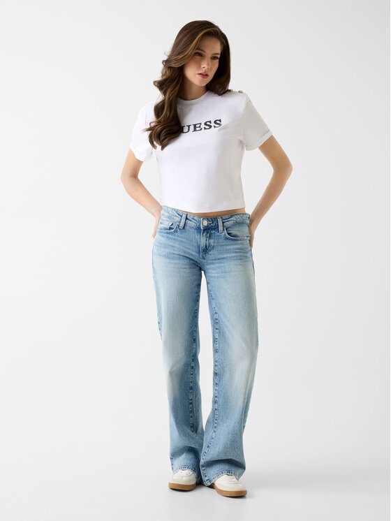Guess Guess T-Shirt 181608 Bílá Classic Fit