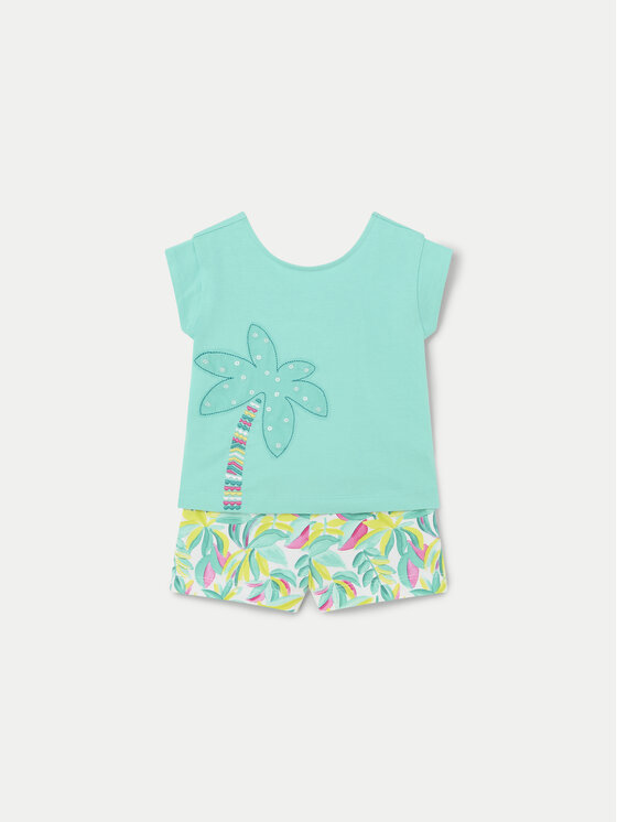 Mayoral Set top i pantaloni scurti 1231 Colorat Regular Fit