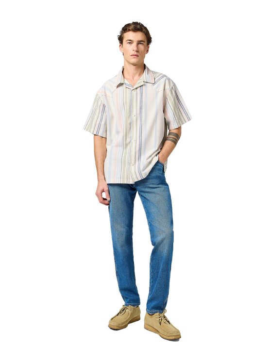 Wrangler Wrangler Jeansy 112364424 Niebieski Slim Leg