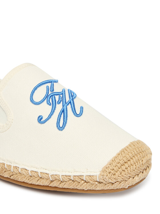 Tommy Hilfiger Tommy Hilfiger Espadrilles Th Script Summer Espadrille FW0FW09240 Fehér