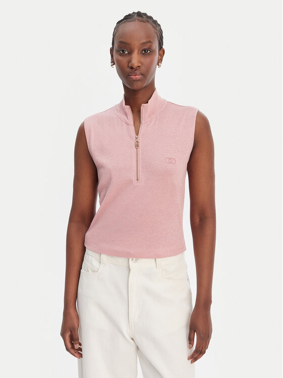 Liu Jo Sport Liu Jo Sport Marškinėliai TA6174 J3845 Rožinė Regular Fit