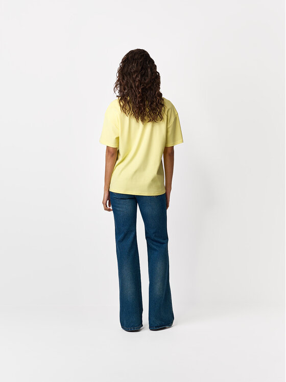 La Mania La Mania T-shirt COEN Giallo Basic Fit
