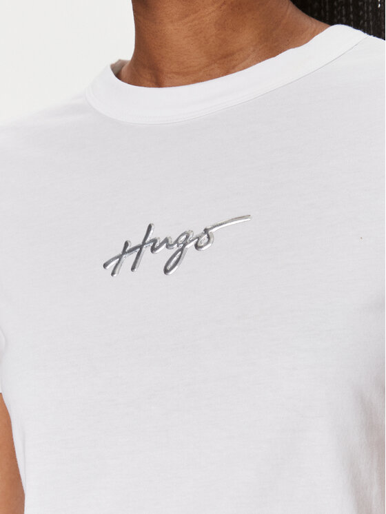 Hugo Hugo T-Shirt Classic 50508289 Biały Regular Fit