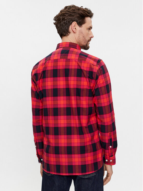 Tommy Hilfiger Tommy Hilfiger Cămașă MW0MW33780 Roșu Regular Fit