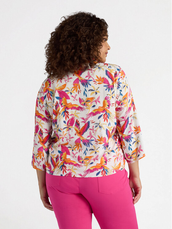 Fiorella Rubino Fiorella Rubino Koszula 5041T001384N0S1 Różowy Boxy Fit