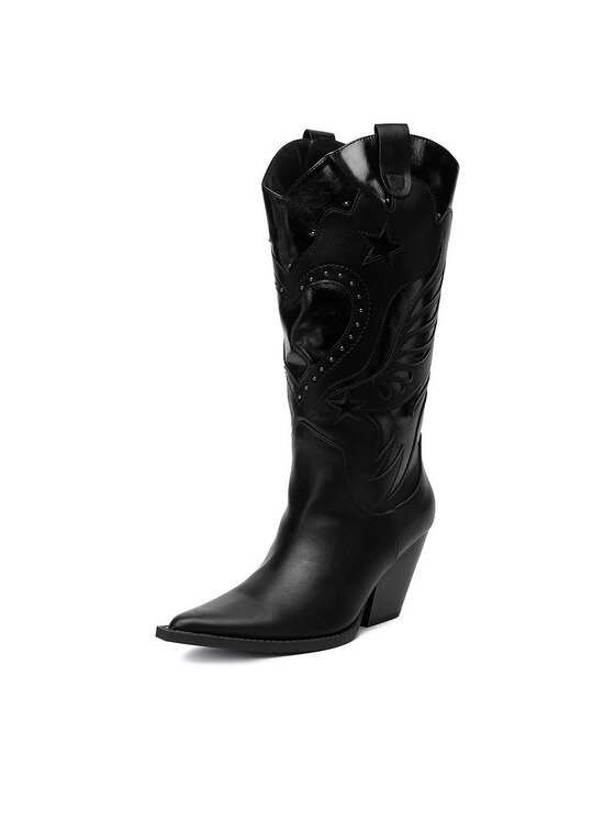 DeeZee DeeZee Καουμπόικες Μπότες & Μποτάκια W3LH170101 Μαύρο