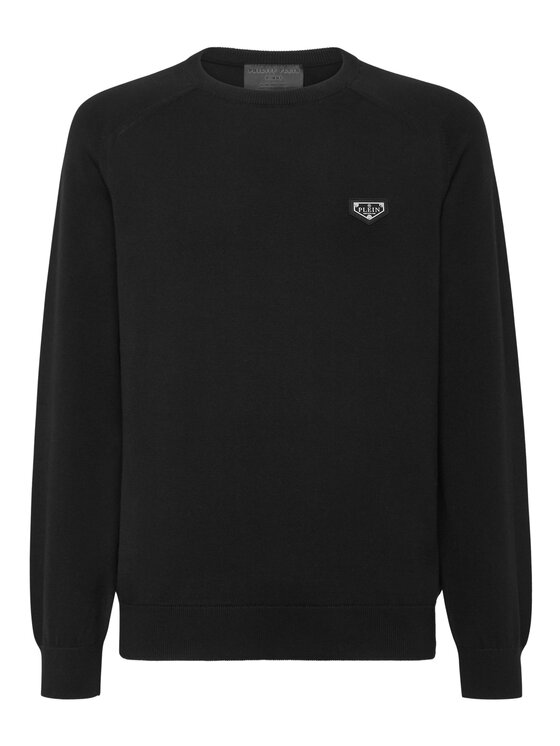 PHILIPP PLEIN PHILIPP PLEIN Longsleeve 199 Czarny Regular Fit