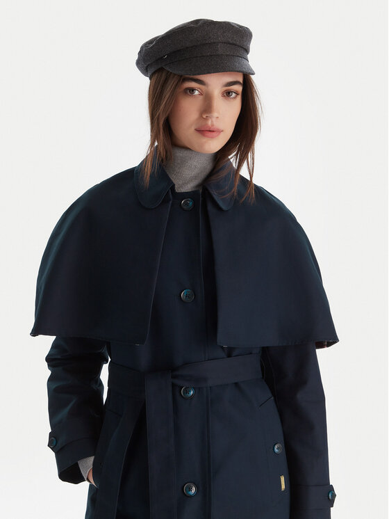 Hunter Hunter Trench Keltie HARW0014251 Blu scuro Regular Fit