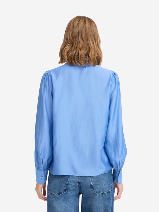 ICHI ICHI Camicia Camicia ihkarlanisk2 Blu Regular Fit