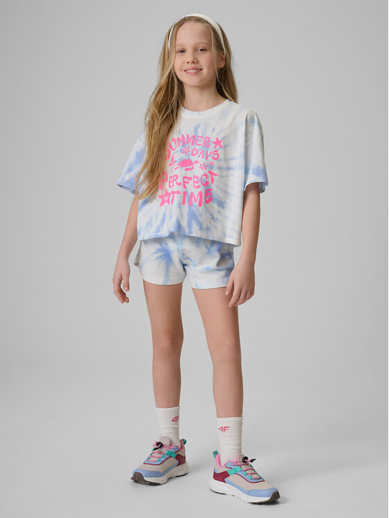 4F 4F Szorty sportowe POOLSIDE CLUB Niebieski Regular Fit