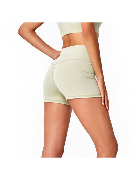 Yeaz Yeaz Szorty sportowe CELEB Zielony Slim Fit