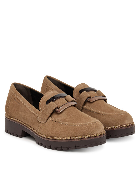 Tamaris Tamaris Loafersy 1-24722-43 Béžová