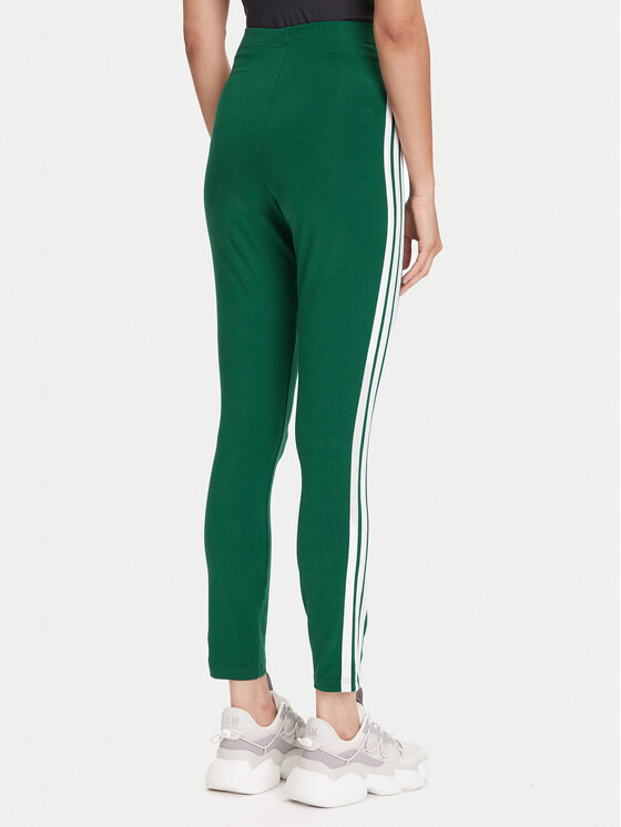 adidas adidas Leggings Essentials 3-Stripes KB7663 Verde Slim Fit