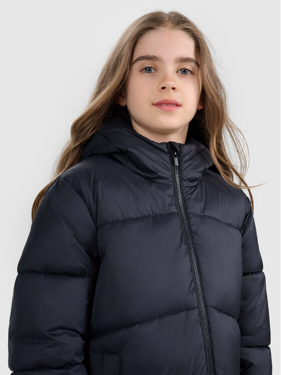 4F 4F Kurtka puchowa OUTERWEAR Czarny Regular Fit