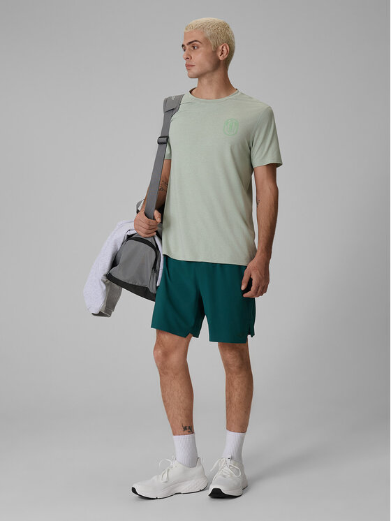 4F 4F Koszulka techniczna SERVE & SMASH Zielony Regular Fit