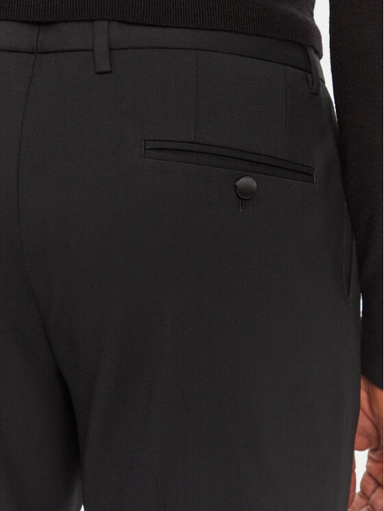 Dolce&Gabbana Dolce&Gabbana Bavlnené nohavice GY6UET FU27J N0000 Čierna Regular Fit