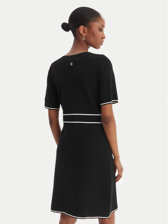 JOOP! JOOP! Rochie tricotată Kirla 10018002 Negru Regular Fit