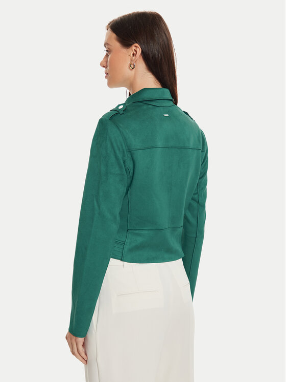Morgan Morgan Giacca in similpelle 222-GSUD Verde Regular Fit