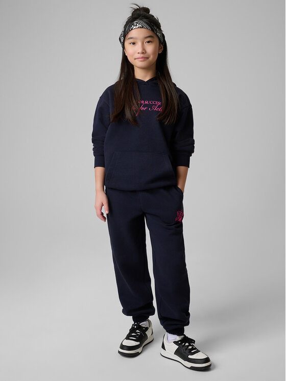 4F 4F Spodnie dresowe BOW MOTION Granatowy Loose Fit