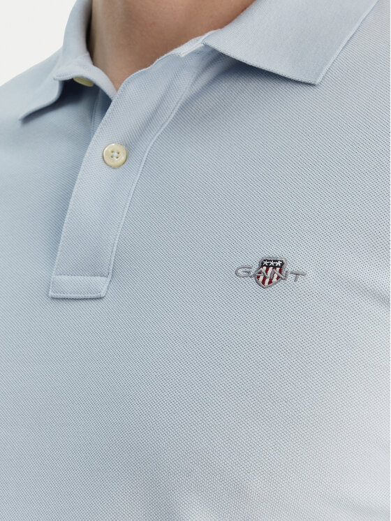 Gant Gant Polo Shield 2220 Niebieski Slim Fit