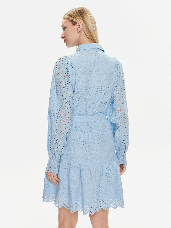 YAS YAS Sukienka letnia Holi 26030709 Błękitny Loose Fit