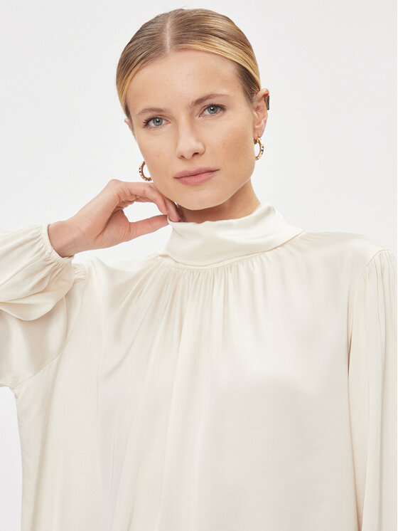Dixie Dixie Majica C239Z013A Écru Loose Fit
