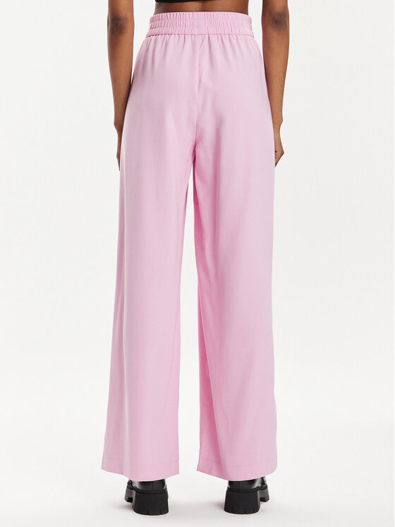 Vero Moda Vero Moda Hlače iz tkanine Carmen 10278926 Roza Wide Leg