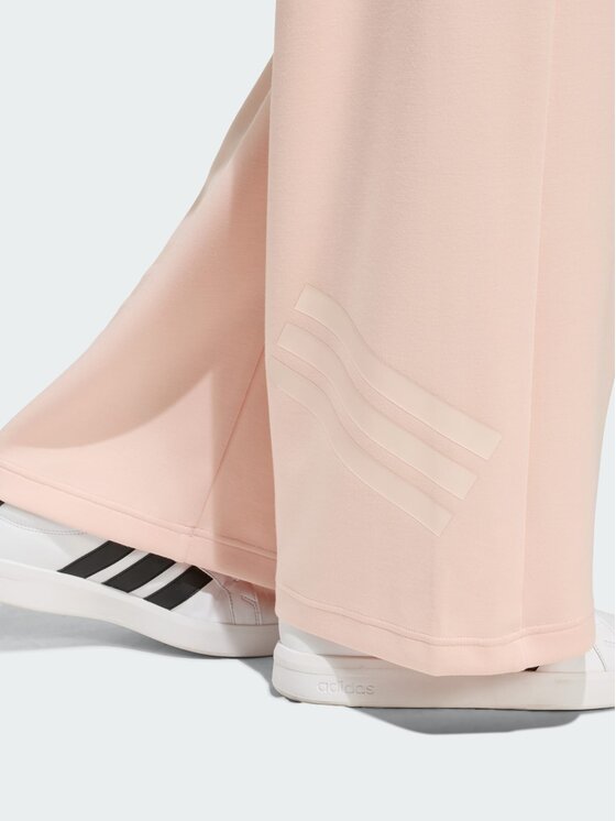 adidas adidas Spodnie materiałowe 161532 Różowy Loose Fit
