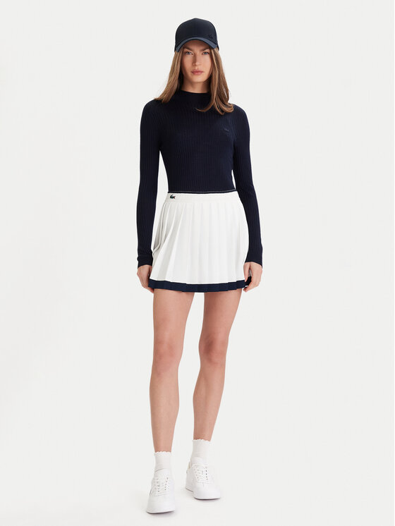 Lacoste Lacoste Тенис пола JF8576 Бял Regular Fit