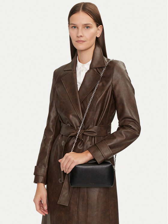 Calvin Klein Calvin Klein Rankinė Ck Plaque Camera Bag K60K612788 Juoda
