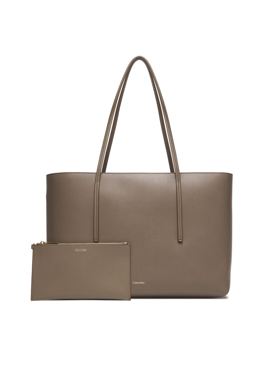 Calvin Klein Calvin Klein Táska Foil Logo Tote W/Pouch LV04F3274G Bézs