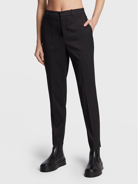 Ba&sh Chino hlače Darcy 1H22DARC Črna Slim Fit