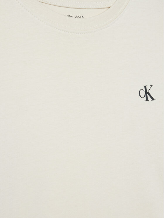 Calvin Klein Jeans Calvin Klein Jeans Комплект тениски Monologo IB0IB01093 D Бежов Regular Fit