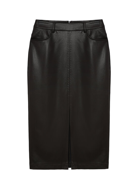 TATUUM TATUUM Midi sukně MATAGI Hnědá Flare Fit