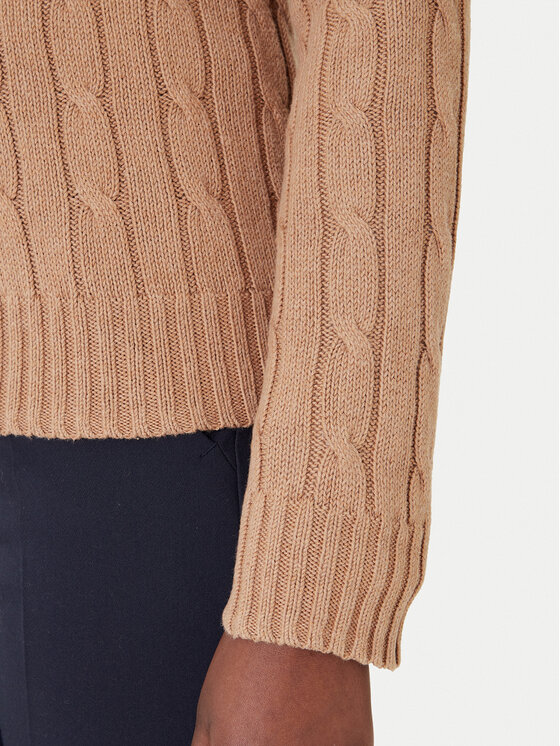 Polo Ralph Lauren Polo Ralph Lauren Пуловер 211B16797001 Бежов Slim Fit