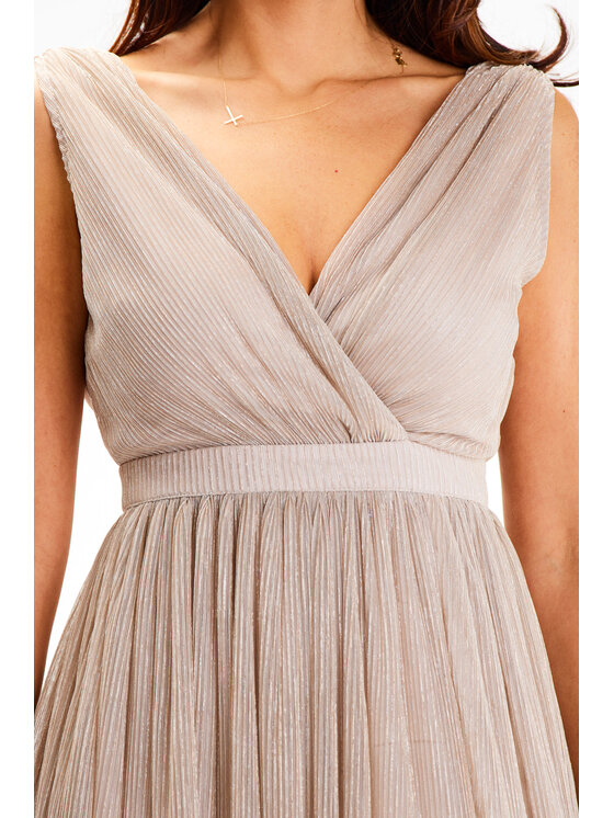 Awama Awama Abito da sera A625 Beige Basic Fit