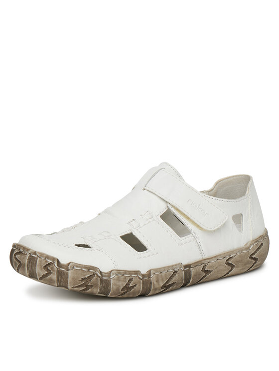 Rieker Rieker Halbschuhe L0362-80 Weiß