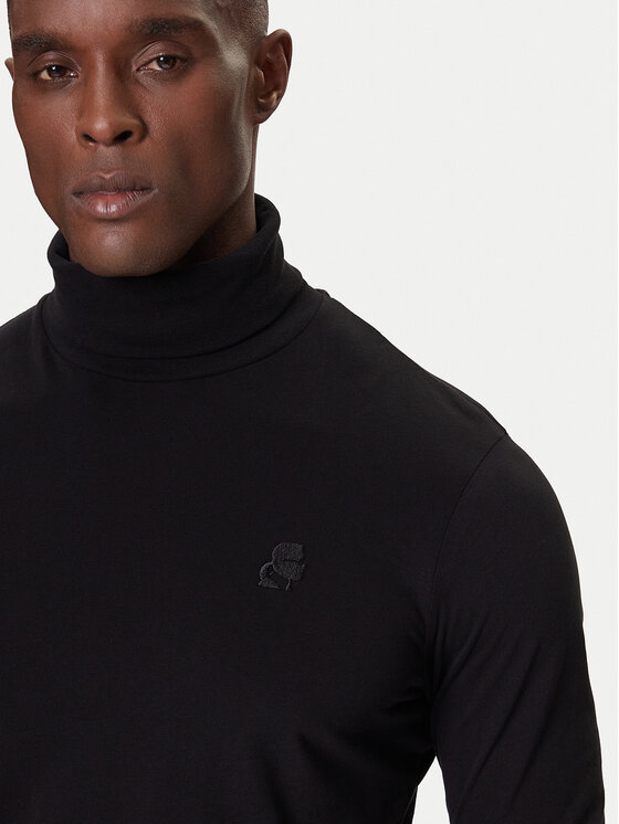 KARL LAGERFELD KARL LAGERFELD Dolčevita 755023 554226 Crna Regular Fit