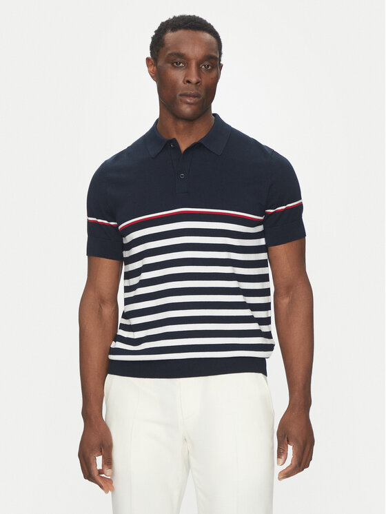 Hechter Paris Polokošeľa 65017 151801 Tmavomodrá Regular Fit